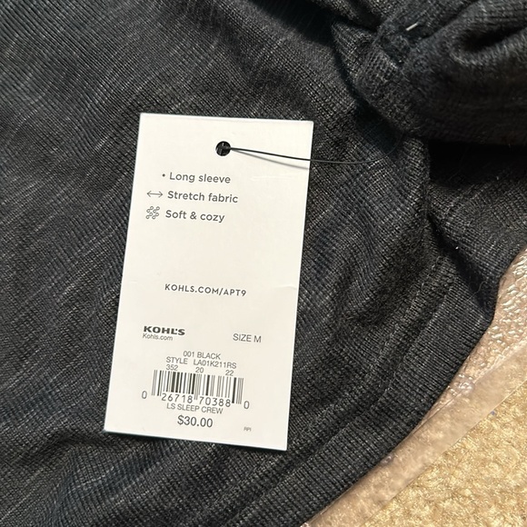 Men’s sleep shirt - Picture 3 of 4